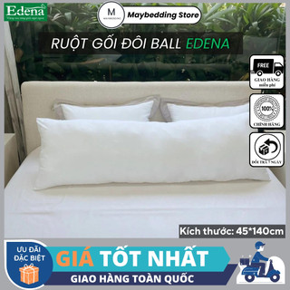 Ruột Gối Đôi Ball Edena 45x140cm - Cao Cấp, Mềm Mại, Chính Hãng