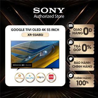 Google Tivi OLED Sony 4K Ultra HD 55 inch XR-55A80J - Miễn Phí Lắp Đặt