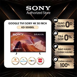 Google Tivi Sony 4K 50 Inch KD-50X80L (Mới 2023) - Miễn Phí Lắp Đặt