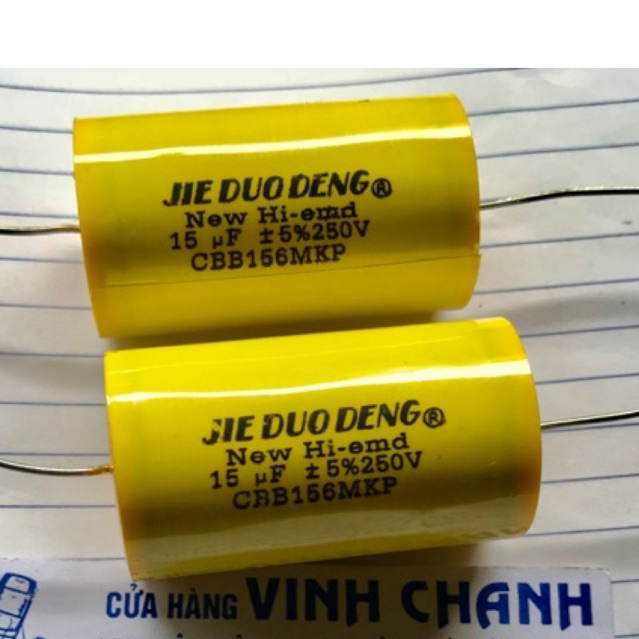 Combo 2  con Tụ Phân Tần Loa 15M-250V