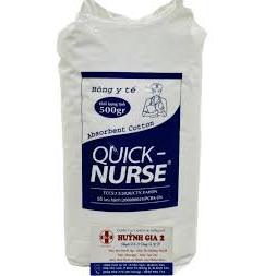 Bông gòn y tế Quick-Nurse 500g