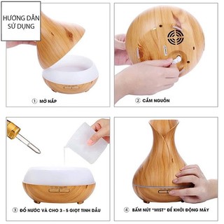 MÁY KHUẾCH TÁN TINH DẦU TUYLIP CAO CẤP (Kèm Điều Khiển)