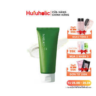 Sữa rửa mặt dạng bùn NARUKO đất sét clay mask 2 in 1 Tràm Trà Tea Tree (Đài - Trung) 120gr NRK033
