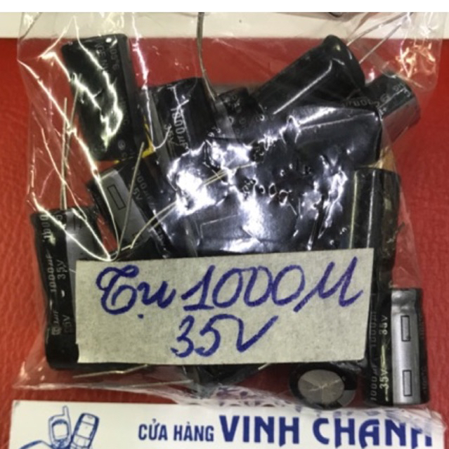 Combo 10 con tụ 1000M 35V