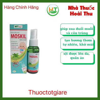 Tinh dầu xịt muỗi Thảo dược Moskil - Lọ 50 ml