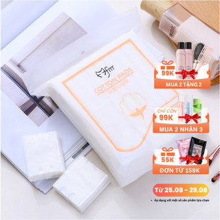 Bông tẩy trang 2 mặt 3 lớp FOCUS ME gói 222 miếng SINGLELADY 50 miếng FOME03 SING01