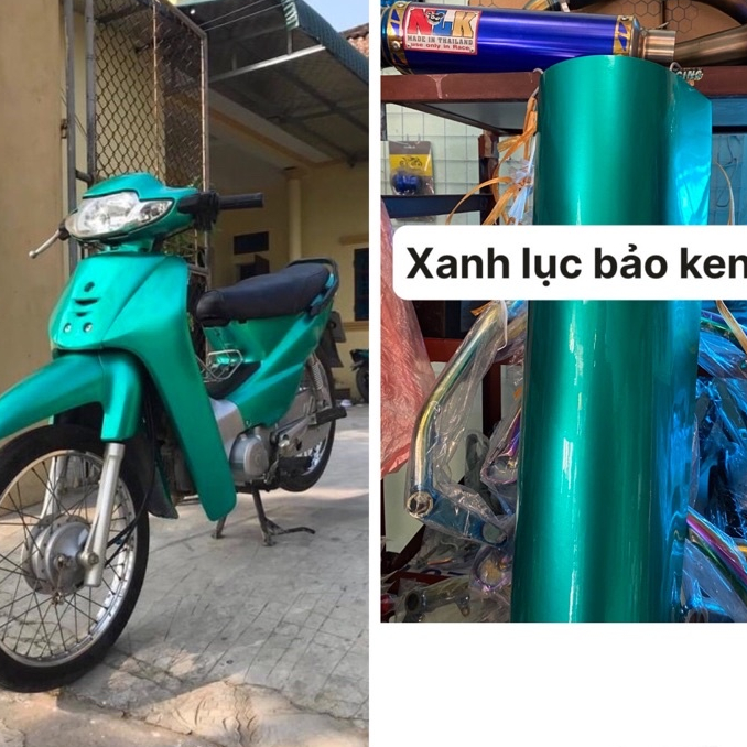 Decal Kendy Xanh Lục Bảo 3 Lớp Cao Cấp