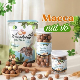 Hạt Macca Úc nứt vỏ  gói 500gr