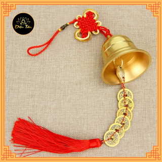 Chuông gió đồng xâu tiền ngũ đế phong thủy