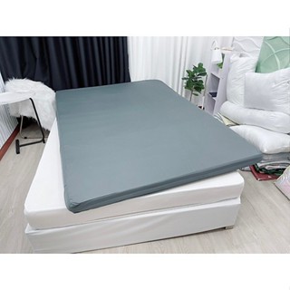 Áo bọc nệm thun lạnh có dây khóa kéo màu xám sang trọng tối giản thích hợp cho homestay ,khách sạn