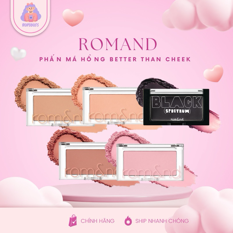 Phấn má hồng Romand Better Than Cheek