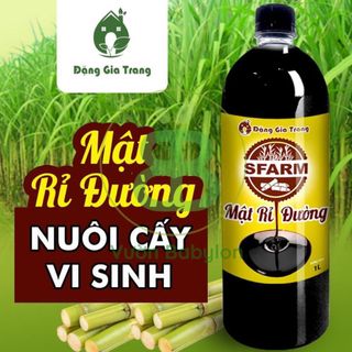 Mật Rỉ Đường Sfarm, Hỗ Trợ Cải Tạo Đất, Chất Xúc Tác Ủ Phân hữu cơ, Nuôi Cấy Vi Sinh Vuonbabylon - Chai 1L