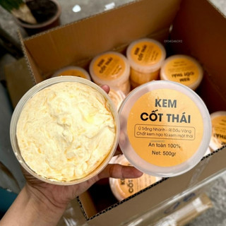 Kem cốt thái rỉ dầu vàng hũ 200g