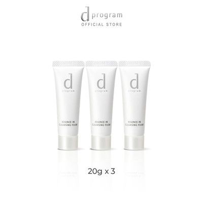 [HB GIFT] Bộ 3 sữa rửa mặt tạo bọt dưỡng da dprogram Essence In Cleansing Foam 20g