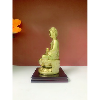 Tượng phật A Di Đà màu đồng 11 cm