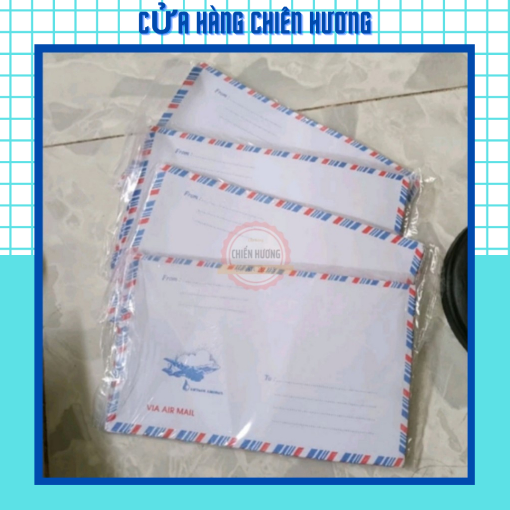 4 xấp phong bì thư ( 4 x 12= 48 chiếc)