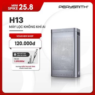 Perysmith h13 máy lọc không khí thông minh aurora màn hình cảm ứng với đèn uv