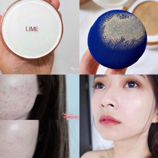 Phấn Nước LIME Real Cover Pink & V Collagen Ample SPF50 PA+++