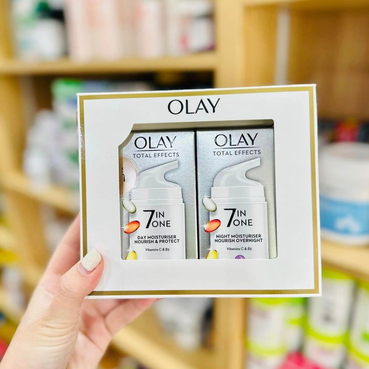 SET OLAY UK 7IN1 - Kem Dưỡng Trắng Da, Chống Lão Hóa Olay Total Effects 7INONE