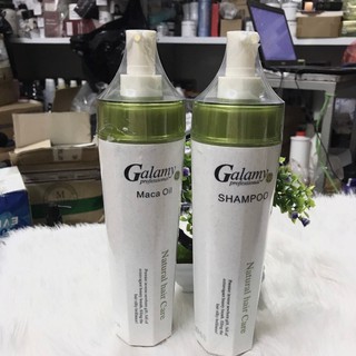 Dầu gội xả Cặp Galamy Maca Oil 1600ml