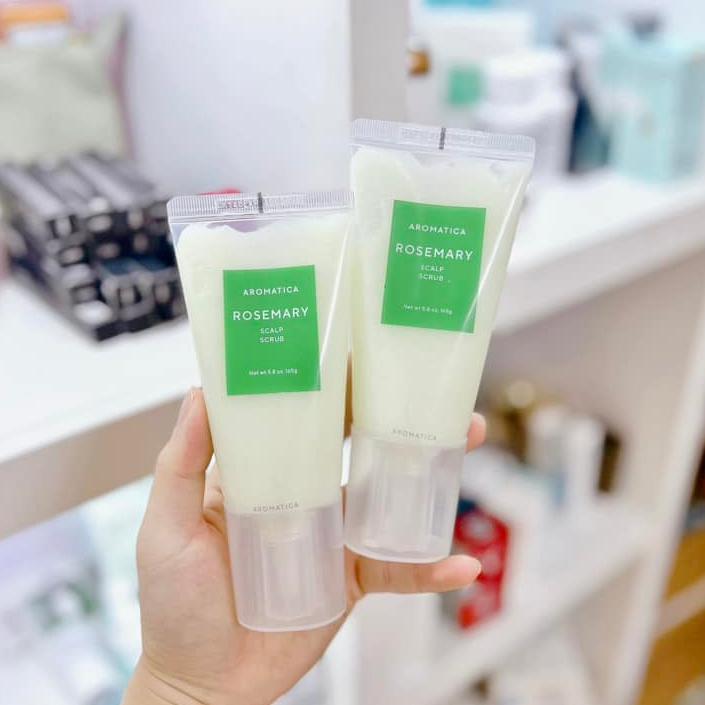 Tẩy Da Chết Da Đầu Aromatica Rosemary Scalp Scrub Hàn Quốc 165GR - TẨY TẾ BÀO CHẾT ĐẦU