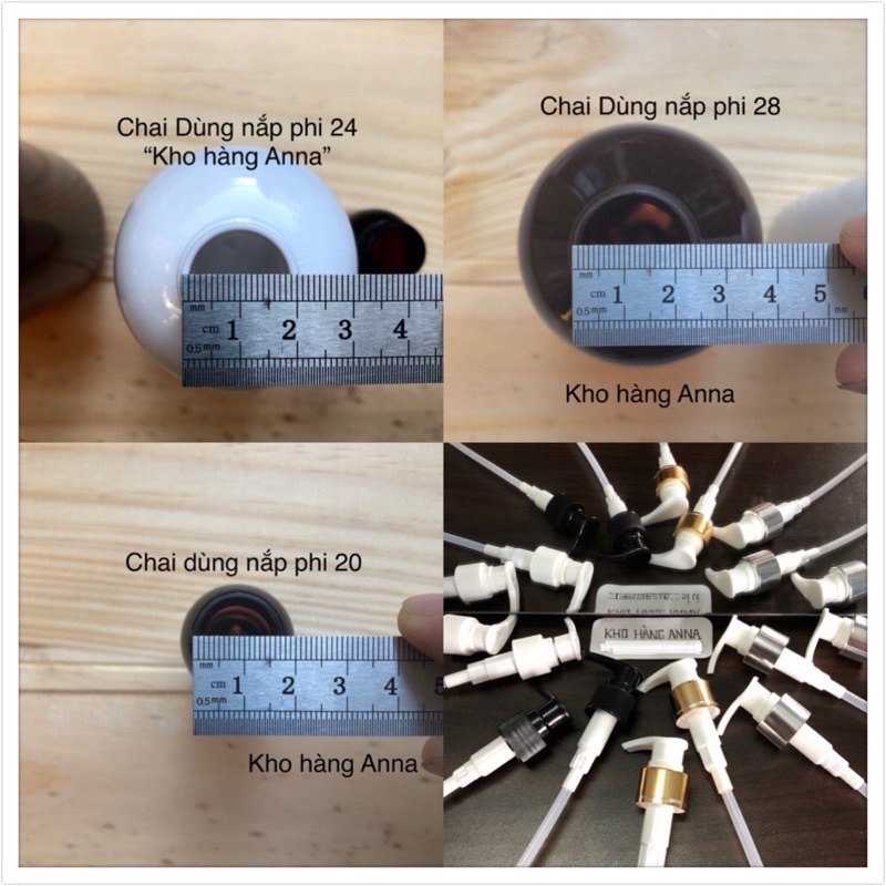 vòi nhấn Pump - vòi nhấn nhỏ giọt có khoá phi 24 màu đen/ xi vàng -  nhấn xịt giọt xà bông , nước rửa tay