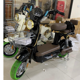 Xe đạp điện hotgirl , xe đạp điện Y8, xe điện chính hãng bảo hành 1 năm, gắn ghế chở bé phía trước
