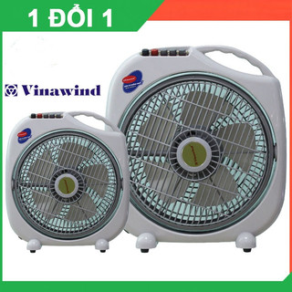 Quạt hộp Quạt tản cánh Vinawind Điện Cơ Thống Nhất QH-300LP / QH-350LP có rơ le tự ngắt khi đổ quạt