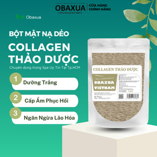 Mặt nạ dẻo Collagen Thảo Dược Obaxua - Mask dẻo Spa Cao cấp giúp dưỡng trắng, cấp ẩm, phục hồi và ngăn ngừa lão hoá da