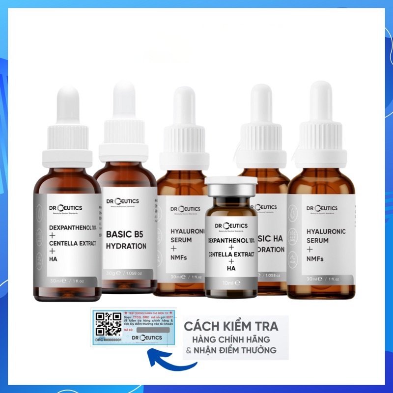 Serum dưỡng ẩm Drceutics HA B5 Centella HA NMF