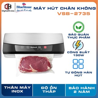 Máy hút chân không bluestone vsb-2735, hàn túi tự động, bh chính hãng 2 năm
