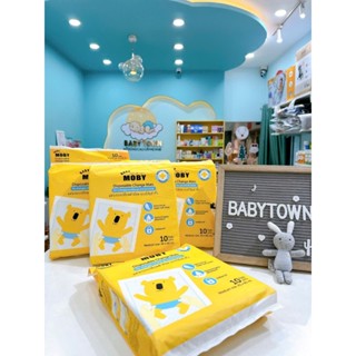 Miếng lót chống thấm Baby Moby- Bỉm miếng ( Lót thay bỉm) - Bịch 10 miếng
