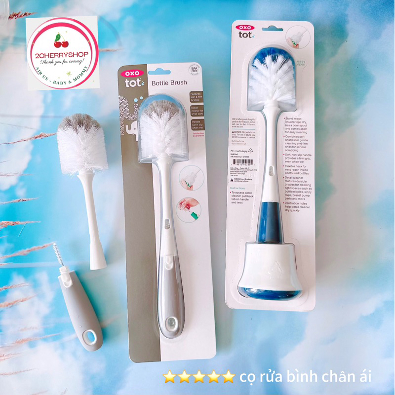 Cọ rửa bình sữa & núm ty OXO (bill Mỹ)