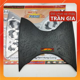 Thảm lót để chân xe Sh nam năm 2017-2018-2019 bản 125 150 tấm trải sàn gác chân trước Cao su Inox Carbon 125i 150i