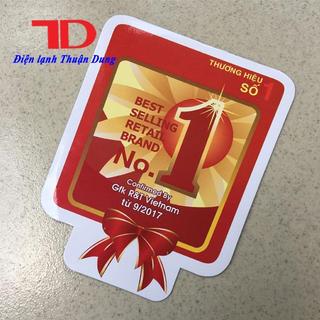 Combo 10 Tem dán trang trí thương hiệu số 1