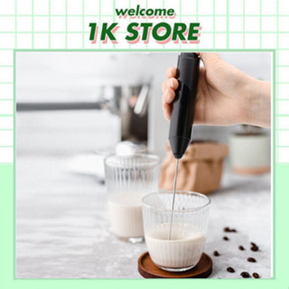 Máy Đánh Trứng, Tạo Bọt Cafe Cầm Tay Mini Sử Dụng Pin 2A Chất Liệu Nhựa ABS, Tiện Lợi Dễ Cầm Nắm