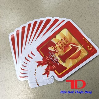 Tem dán trang trí thương hiệu số 1