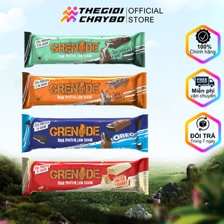  Thanh Năng Lượng Bánh Protein Grenade Caramel Chaos – Ít Đường Thơm Ngon Phù Hợp Tập Luyện Ăn Kiêng 