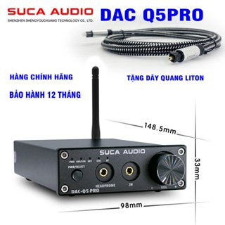 Giải Mã Dac Q5-PRO - Hỗ Trợ Bluetooth 5.0/ OTP/ USB/PC Tặng Dây Quang Liton - Usa