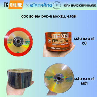 Cọc 50 Đĩa DVD-R Maxell 4.7GB (Xuất xứ Đài Loan)