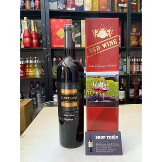 Vang đỏ đà lạt strong 15% 750ml-có hộp