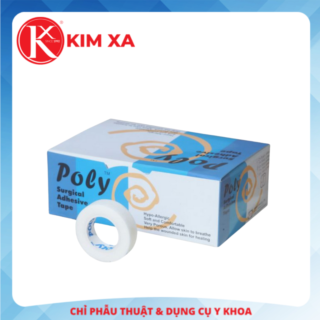 BĂNG DÍNH Y TẾ POLY (hộp 24 cuộn)