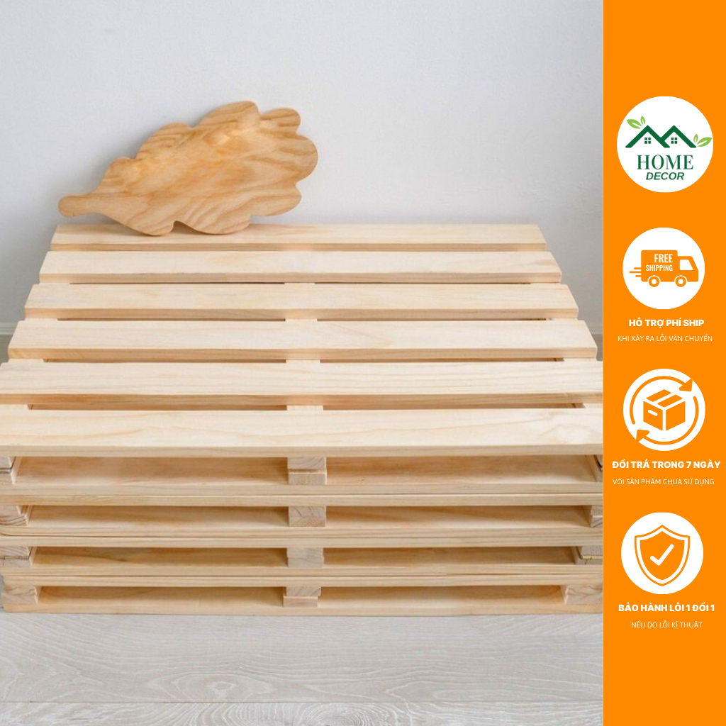 Giường Ngủ Pallet Gấp Gọn Decor Homes