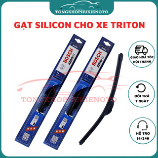 Gạt mưa xe Mitsubishi Triton gạt mềm không xương chính hãng Bosch ( Giá 1 đôi )