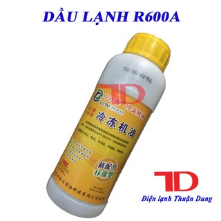 Dầu lạnh R600A 500ML, nhớt lạnh cho gas R600A