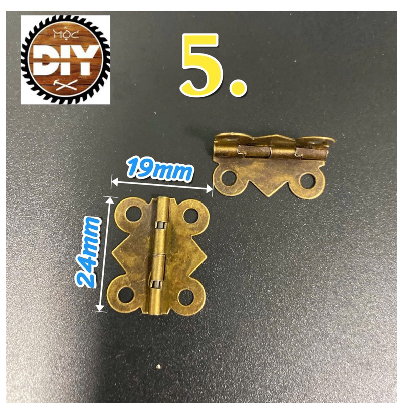 Bản lề bướm. Tặng kèm vít (set 10 bản lề)