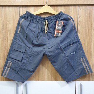 Quần Short Nam Kaki Túi Hộp Lưng Thun Co Giãn From Rộng Thoải Mái Trung Niên Size từ 28-36