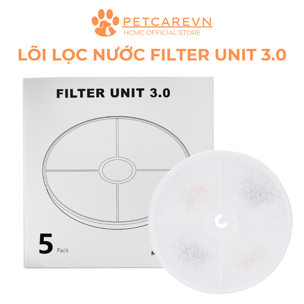 Lõi lọc nước bản nâng cấp mới 3.0 dùng cho các loại máy lọc nước EverSweet, SOLO PETKIT