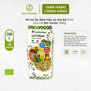 Mì nui ăn dặm hữu cơ cho bé Bio Junior 200gr