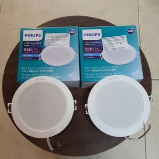 Đèn âm trần d100/7w philips, đèn led downlight âm trần philips 7w